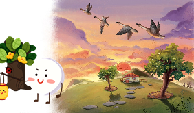 阿松爷爷的柿子树